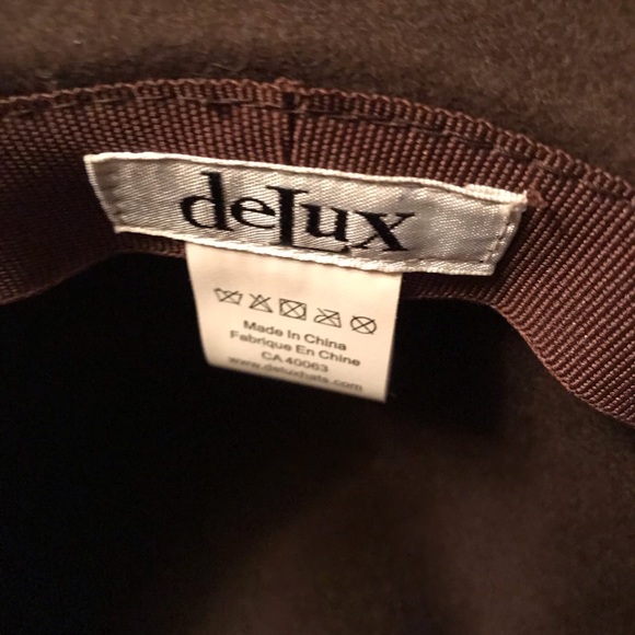 Delux Brown Wool Hat (57 cm) - Picture 2 of 8